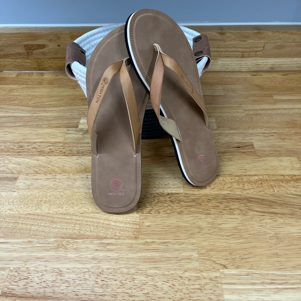 High Tide Tan Flip Flops